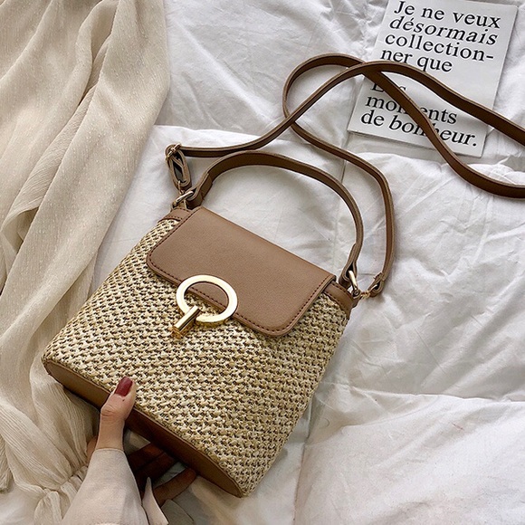 Lush Style Finds Handbags - Just In! 🆕 VERONA Straw Weave Bucket Bag